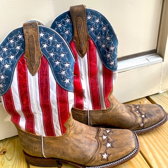 Proud to be an American boots. Made in Mexico series. - Picture 1 of 9
